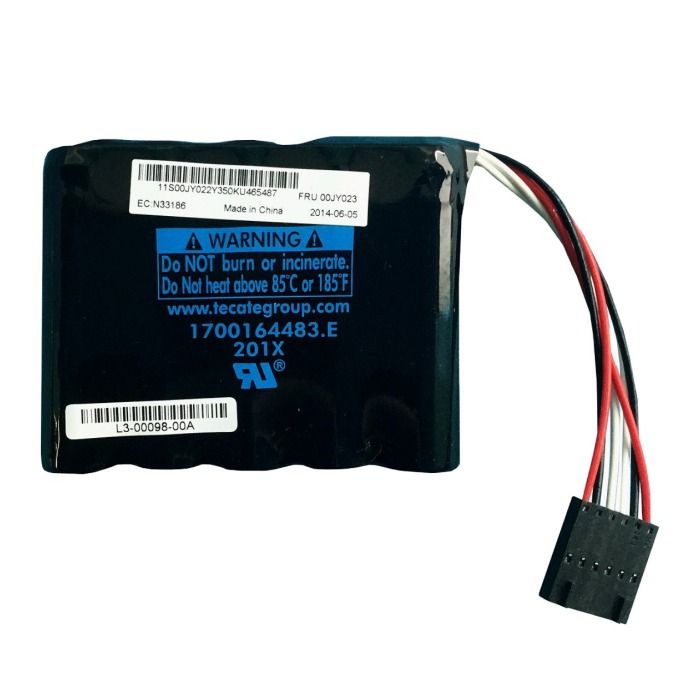 Bateria IBM ServeRAID M5100 13.5V 6.4F 00JY023