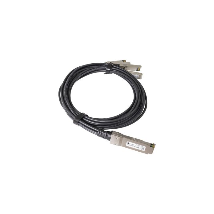 DAC Cable HD SFF-8436 QSFP+ 40GbE for 4xSFF-8431 SFP+ 10GbE 2M