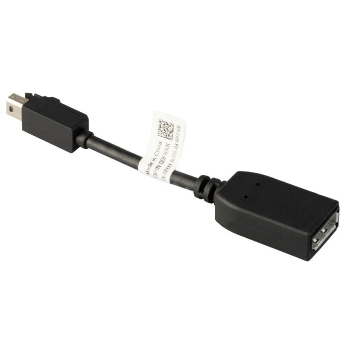 Dell OEM cable DisplayPort (F) to Mini DisplayPort (M) Dongle Adapter Cable 0FKKK
