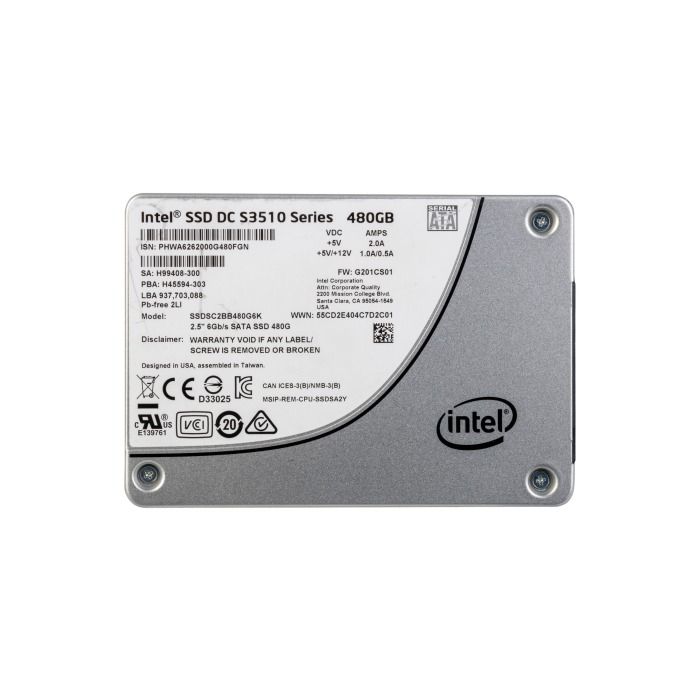 Hard drive Cisco 480GB SSD SATA 6G 2.5" SSDSC2BB480G6K