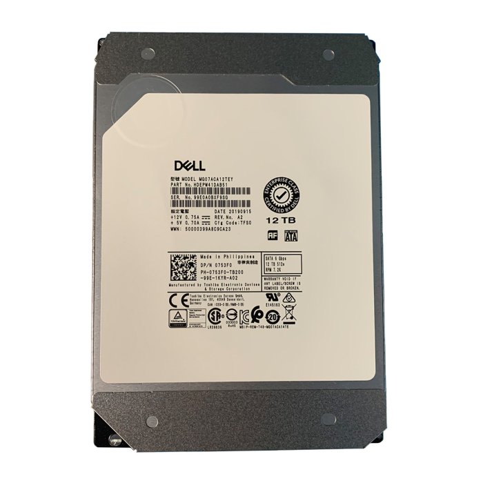 Hard drive Dell 12TB HDD SATA 6G 3.5" 753F0