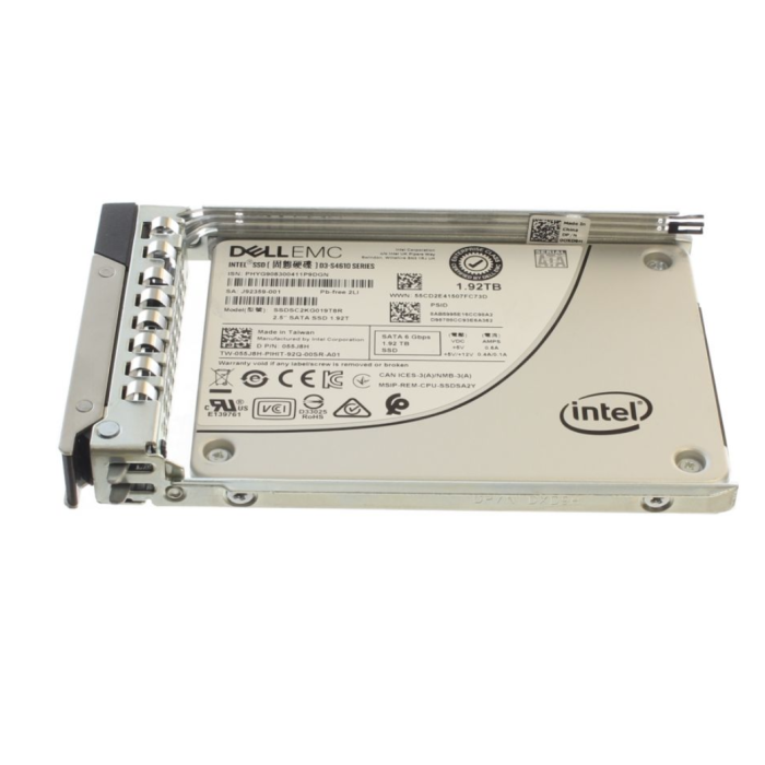 Hard drive Dell 1.92TB SSD SATA 6G 2.5" TLC MU AES-256 55J8H