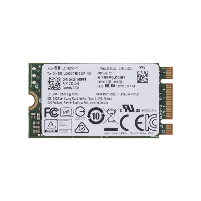 Hard drive Dell 32GB SSD PCIe 6G M.2 2242 4KG53