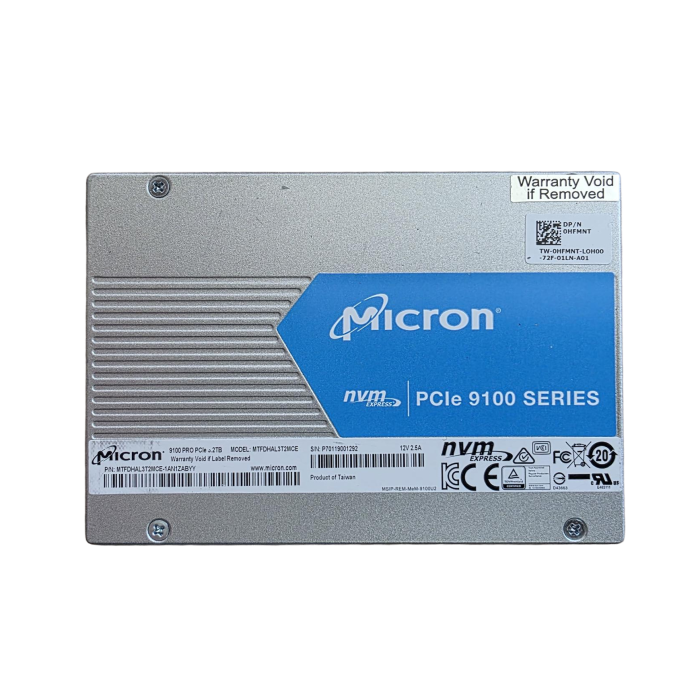 Hard drive Dell 3.2TB SSD NVMe PCIe 3.0x4 U.2 MLC HFMNT