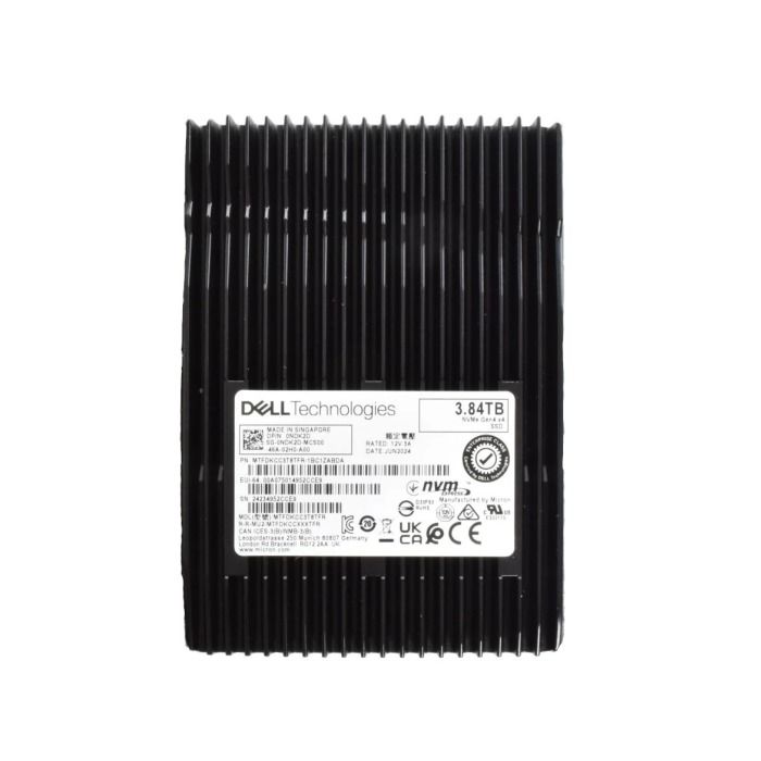 Hard drive Dell 3.84TB SSD NVMe PCIe 4.0 U.3 2.5" RI NDK2D