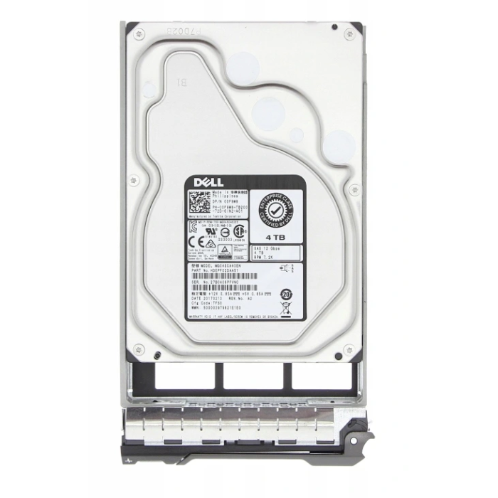 Hard Drive Dell 4TB 7.2K SAS 12G 3.5" 512n 128MB 0F9W8
