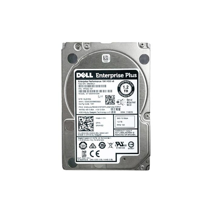 Hard drive Dell Compellent 1.2TB HDD SAS 12G 2.5" RWV5D-CMP+
