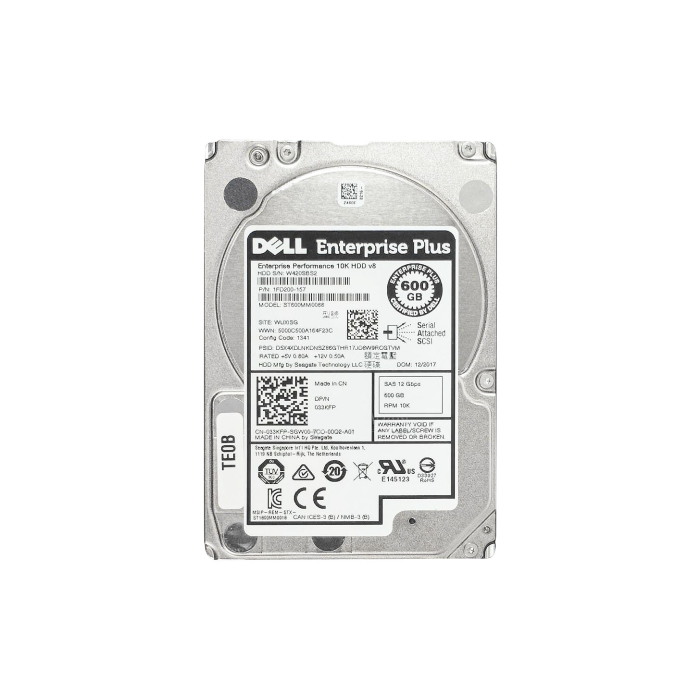 Hard drive Dell Compellent 600GB HDD SAS 12G 2.5" 33KFP-CMP+