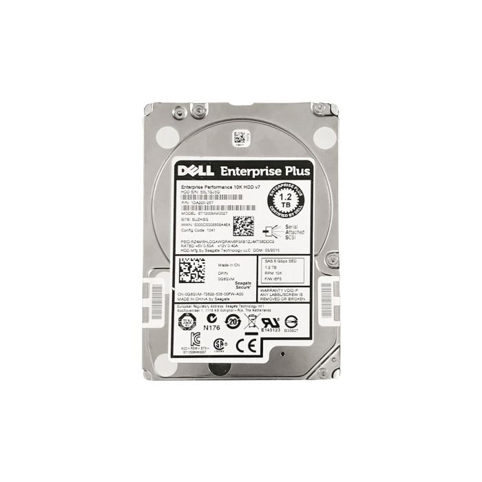 Hard drive Dell Equallogic 1.2TB 10K HDD SAS 6G 2.5" SED-FIPS 140 512e 64MB G8GVM-EQL