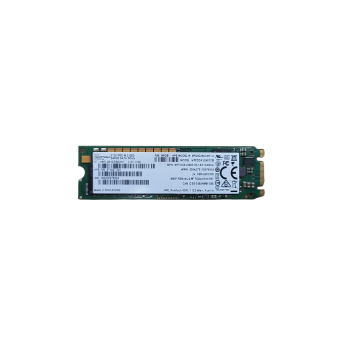 Hard drive HPE 240GB SSD SATA 6G M.2 2280 TLC MU 871627-001