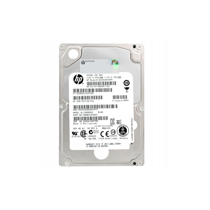 Hard drive HPE 300GB HDD SAS 6G 2.5" 689287-001