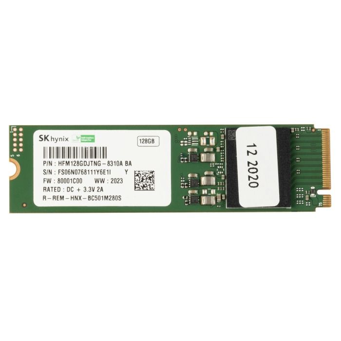 Hard drive Hynix 128GB SSD SATA PCIe 3.0x4 M.2 2280 TLC HFM128GDJTNG-8310A