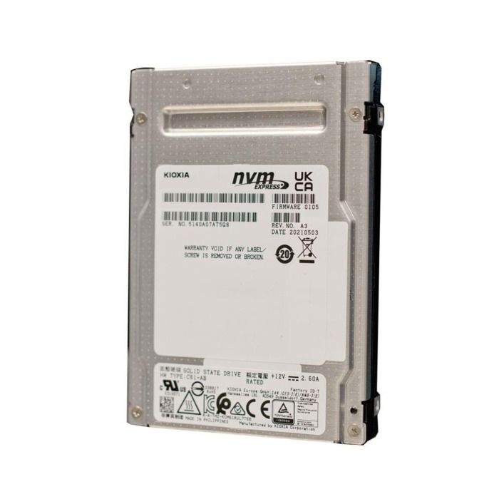 Hard drive Kioxia 7.68TB SSD NVMe PCIe 4.0x4 U.3 2.5" TLC SIE KCD6XLUL7T68