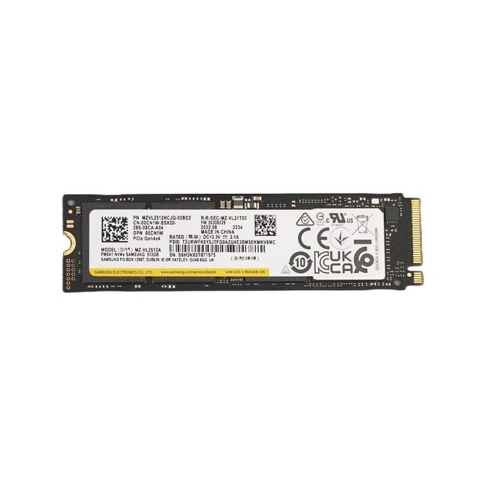 Hard drive Samsung Dell 512GB SSD NVMe PCIe 4.0x4 M.2 2280 0CN1W