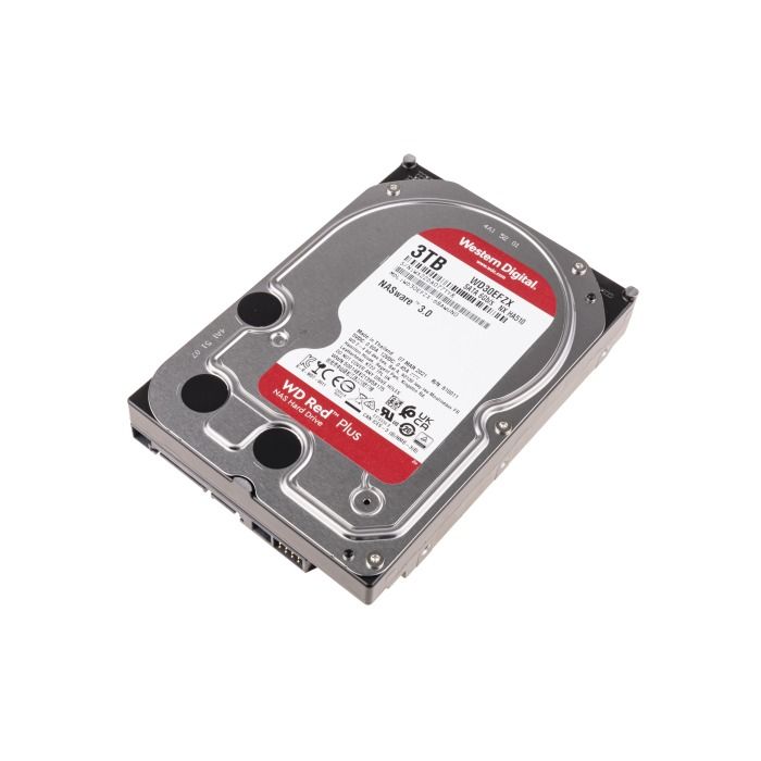 Hard drive WD Red Plus 3TB 5.4K SATA 6G 3.5" 512e 128MB WD30EFZX-68AWUN0