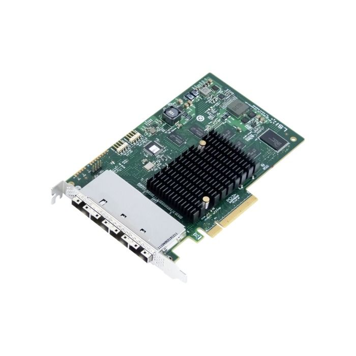 HBA card SAS LSI SAS9201-16e Adapter PCIe 2.0x8 4xSFF-8088 6Gb SAS H3-25379-01J