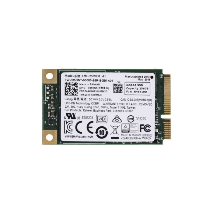Hard drive Dell 256GB SSD mSATA 6G mSATA 35DNT