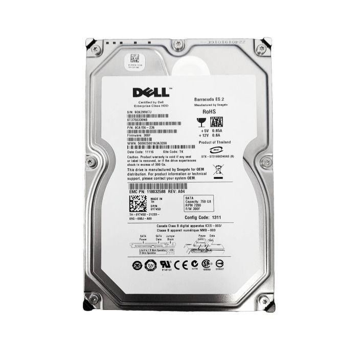 HDD Dell Seagate 750GB 7.2K SATA 3G 3.5" 512 32MB Y745D