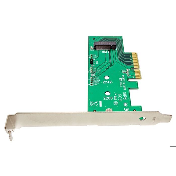 M.2 drive adapter Ableconn PCI-e x4 F120-00B