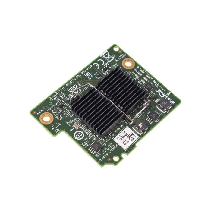 Network Card Dell Broadcom 5720 4x1GbE BASE-KR PCIe 2.0x2 BNDC MW9RC
