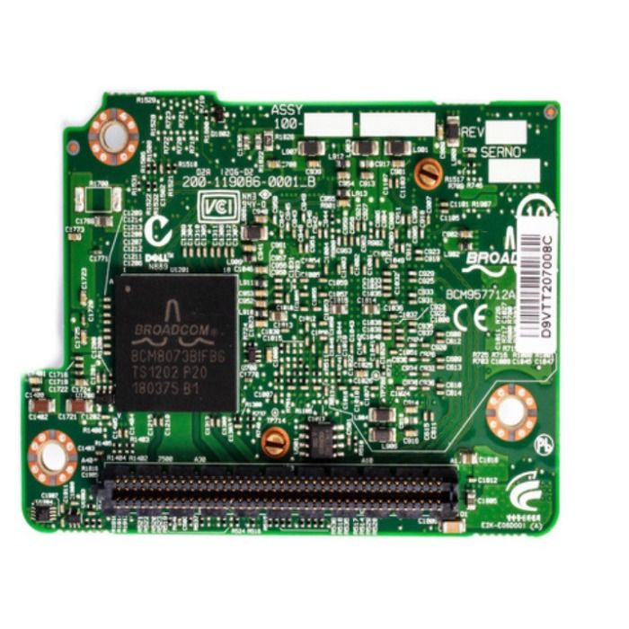 Network Card Dell Broadcom 57712-K 2x10GbE BASE-KR PCIe 2.0x8 NDC D9VTT