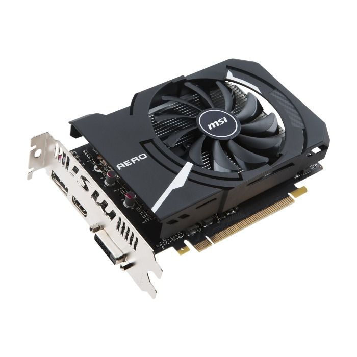 Network interface card MSI NVIDIA GeForce GTX 1050 Ti AERO ITX OC 4GB GDDR5