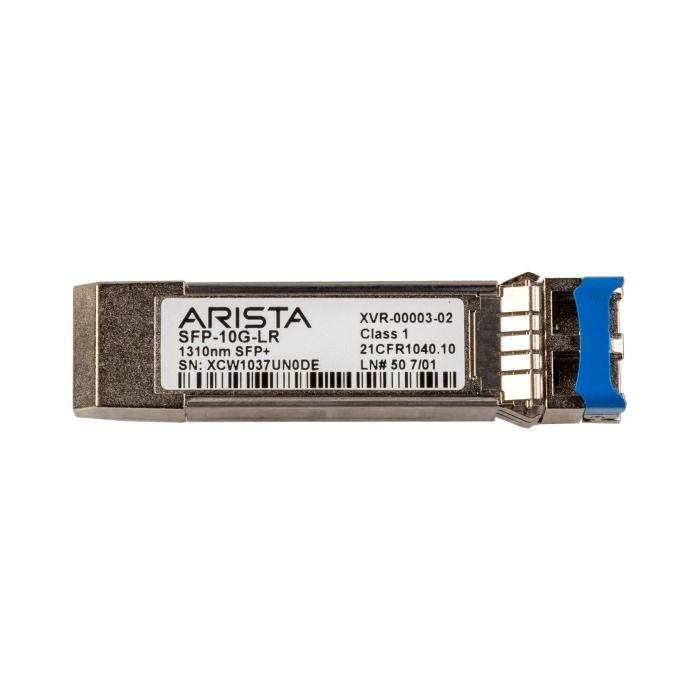 Optical transceiver Arista 10Gb/s SFP+ LC-LC 1310nm SM 10Km XVR-00003-02