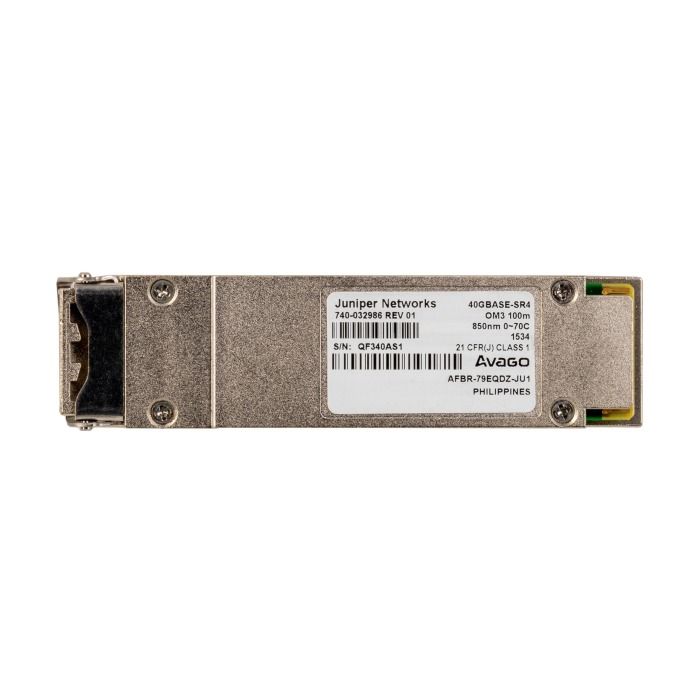 Optical transceiver Juniper Networks QFX-QSFP-40G-SR4 40Gb/s QSFP+ MPO 850nm MM 150m 740-032986
