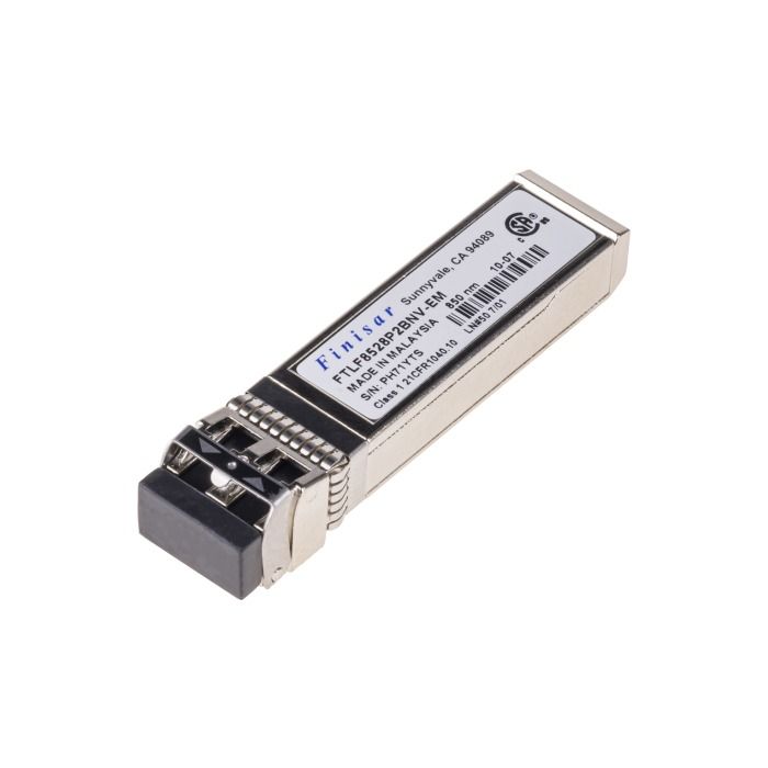 Optical Transeiver Finisar SFP+ 8GbE LC-LC 850nm MM 150m FTLF8528P2BNV-EM