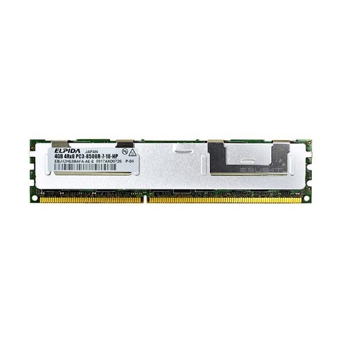 Pamięć RAM Elpida 4GB 4Rx8 PC3-8500R DDR3 RDIMM 1066MHz EBJ42HE8BAFA-AE-E