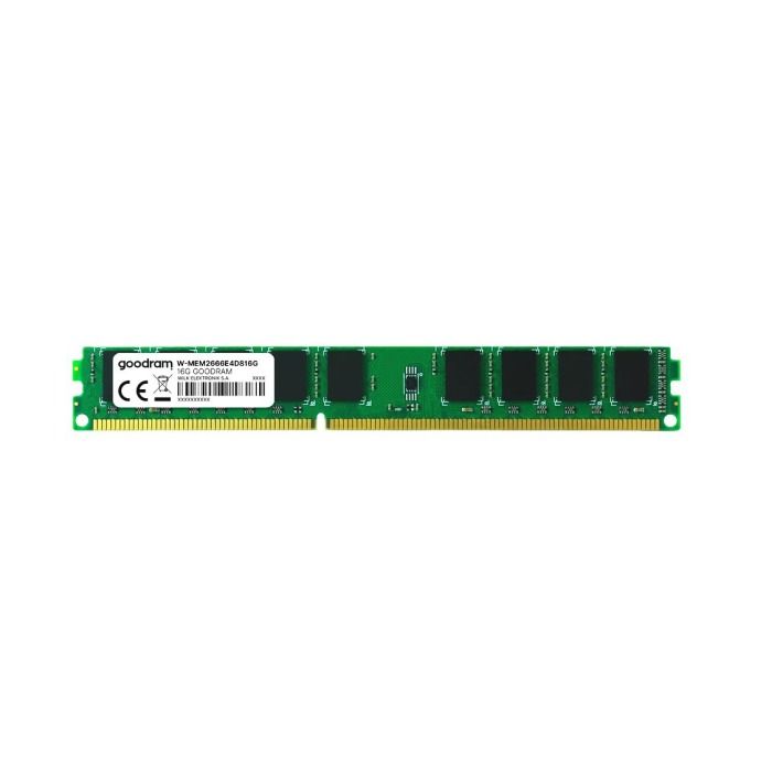 Pamięć RAM Goodram Enterprise 16GB 2Rx8 DDR4 UDIMM ECC 2666MHz W-MEM2666E4D816G