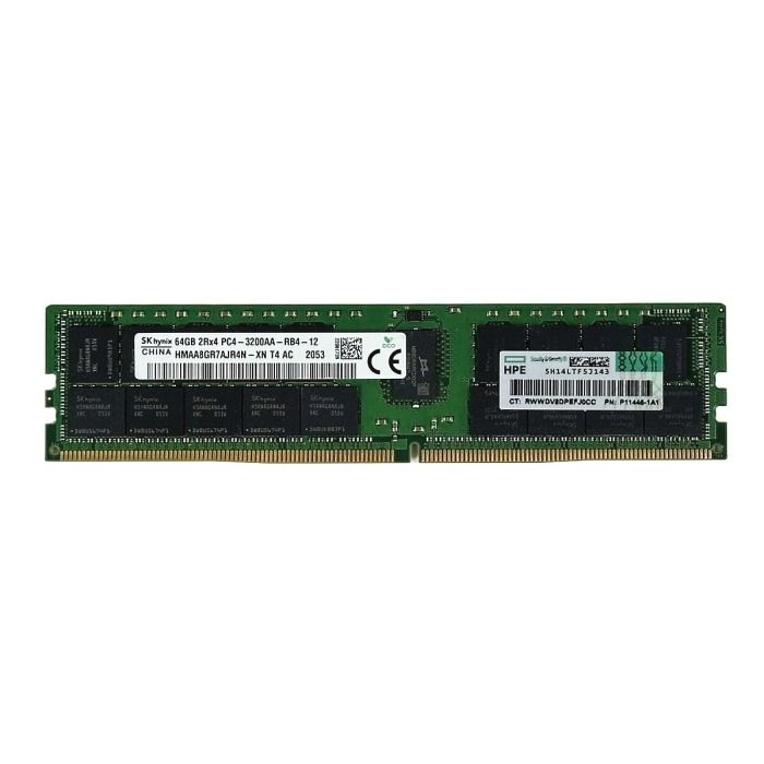Pamięć RAM HPE 64GB 2Rx4 PC4-25600R DDR4 RDIMM ECC 3200MHz P11446-1A1