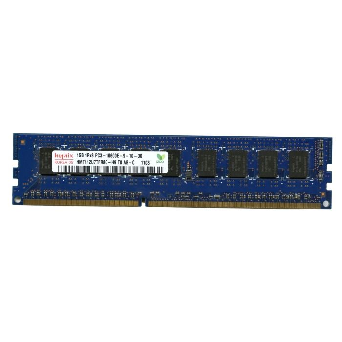 Pamięć RAM Hynix 1GB 1Rx8 PC3-10600 DDR3 UDIMM 1333MHz HMT112U7TFR8C-H9