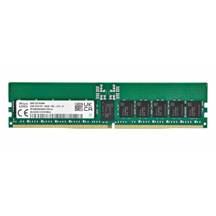 Pamięć RAM Hynix 32GB 2Rx8 PC5-44800 DDR5 5600MHz RDIMM ECC HMCG88AGBRA186N