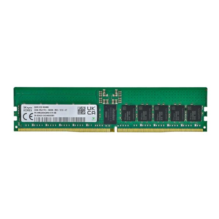 Pamięć RAM Hynix 32GB 2Rx8 PC5-44800 DDR5 5600MHz RDIMM ECC HMCG88AGBRA191N