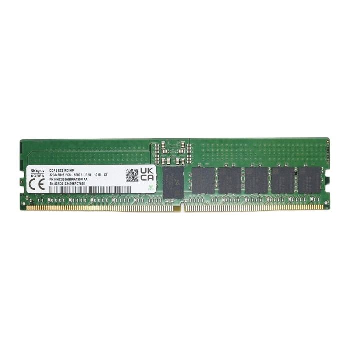 Pamięć RAM Hynix 32GB 2Rx8 PC5-44800 DDR5 RDIMM ECC 5600MHz HMCG88AGBRA190N