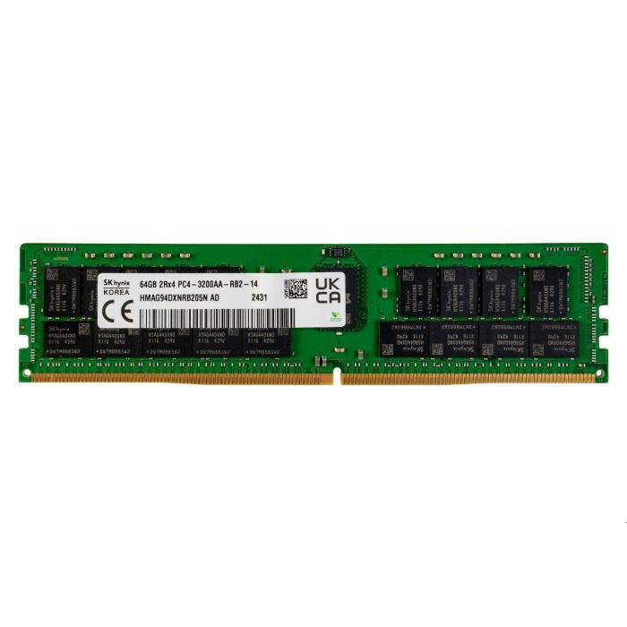 Pamięć RAM Hynix 64GB 2Rx4 PC4-25600R DDR4 RDIMM ECC 3200MHz HMAG94DXNRB205N