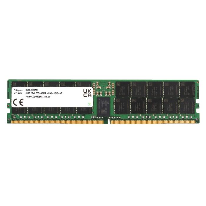Pamięć RAM Hynix 64GB 2Rx4 PC5-4800B-R DDR5 4800MHz RDIMM ECC HMCG94MEBRA123N