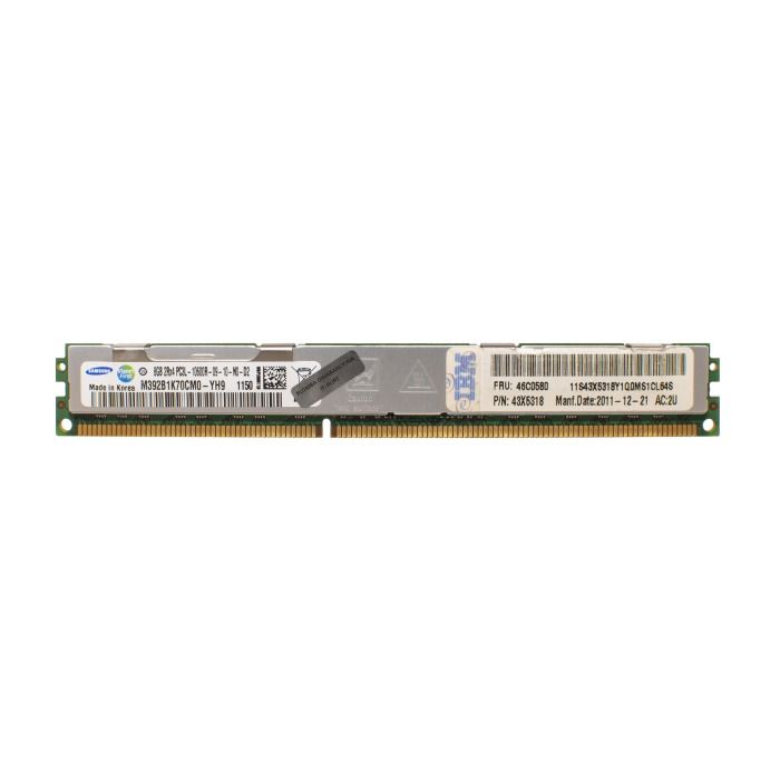 Pamięć RAM IBM 8GB 2Rx4 PC3L-10600 DDR3 RDIMM 1333MHz 43X5318