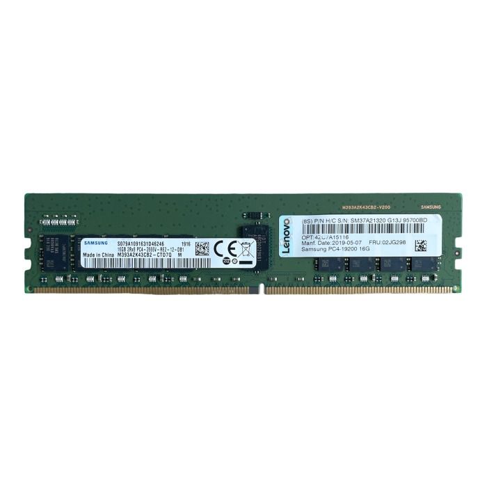Pamięć RAM Lenovo 16GB 2Rx8 PC4-19200 DDR4 RDIMM ECC 2666MHz 02JG298