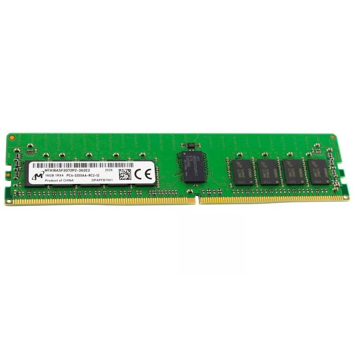 Pamięć RAM Micron 16GB 1Rx4 DDR4 RDIMM ECC 3200MHz MTA18ASF2G72PZ-3G2E2