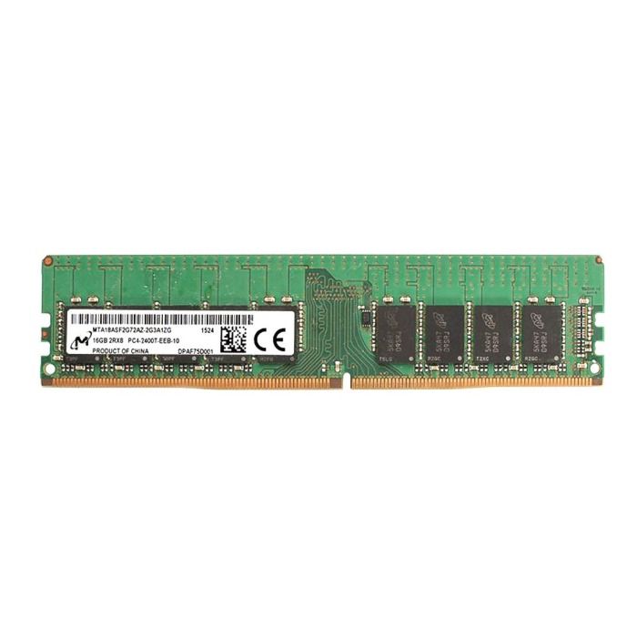 Pamięć RAM Micron 16GB 2Rx8 PC4-19200T-U DDR4 UDIMM ECC 2400MHz MTA18ASF2G72AZ-2G3B1
