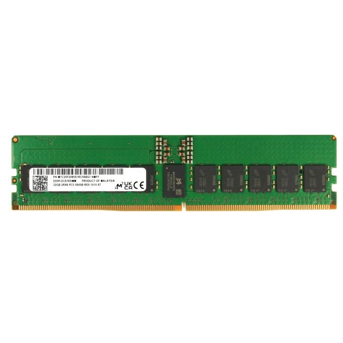 Pamięć RAM Micron 32GB 2Rx8 PC5-44800 DDR5 RDIMM ECC 5600MHz MTC20F2085S1RC56BG1