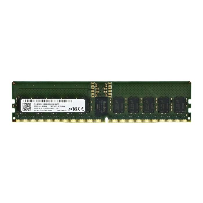Pamięć RAM Micron 32GB 2Rx8 PC5-44800 DDR5 5600MHz RDIMM ECC MTC20F2085S1RC56BD1