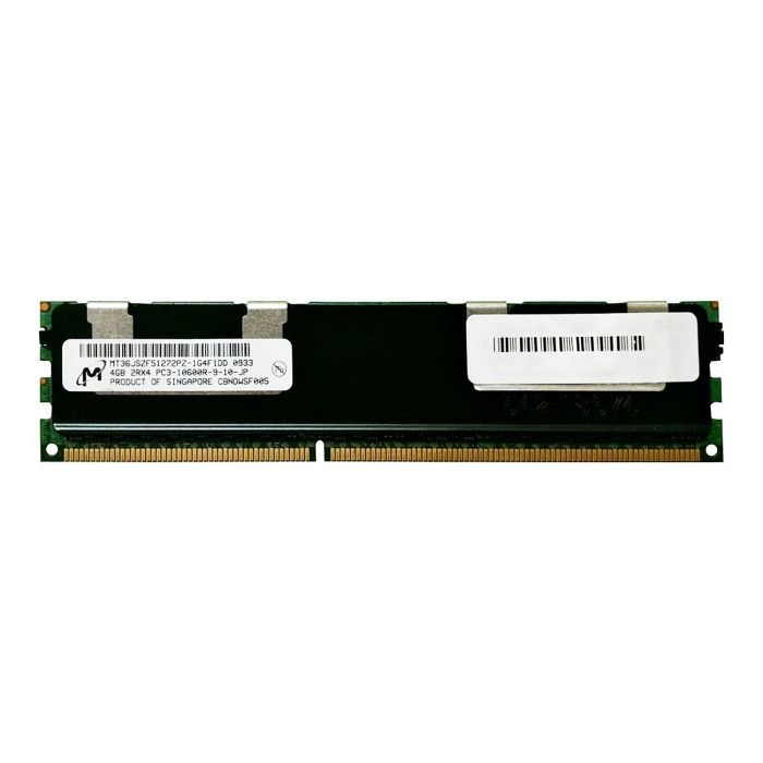 Pamięć RAM Micron 4GB 2Rx4 PC3-10600 DDR3 RDIMM 1333MHz MT36JSZF51272PZ-1G4F1