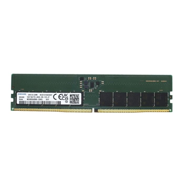 Pamięć RAM Samsung 16GB 1Rx8 PC5-38400 DDR5 UDIMM ECC 4800MHz M324R2GA3BB0-CQK