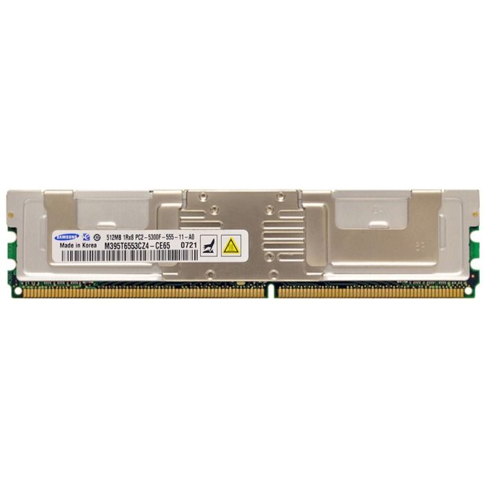 Pamięć RAM Samsung 512MB 1Rx8 PC2-5300F DDR2 FBDIMM 667MHz M395T6553CZ4-CE6