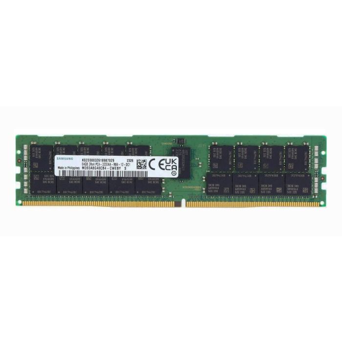 Pamięć RAM Samsung 64GB 2Rx4 PC4-25600 DDR4 RDIMM ECC 3200MHz M393A8G40CB4-CWE