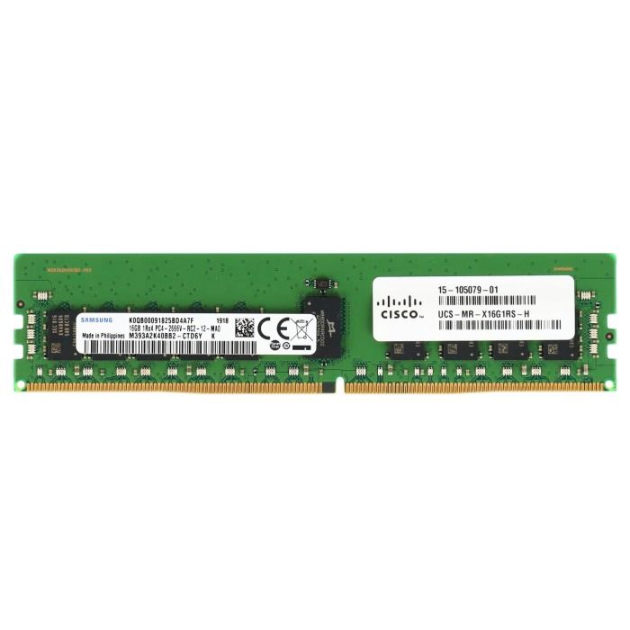 Pamięć RAM Samsung Cisco 16GB 1Rx4 PC4-21300 DDR4 RDIMM ECC 2666MHz 15-105079-01