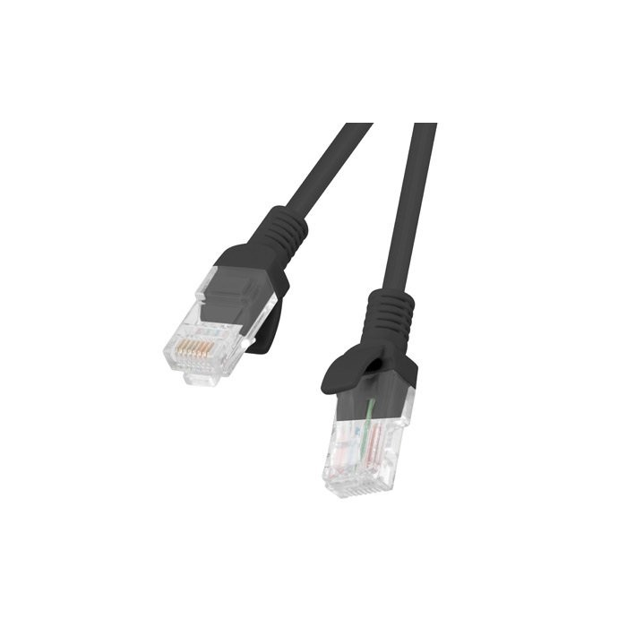 Patchcord Cable Ethernet Lanberg Rj45 Cat.6 10m PCU6-10CC-1000-BK